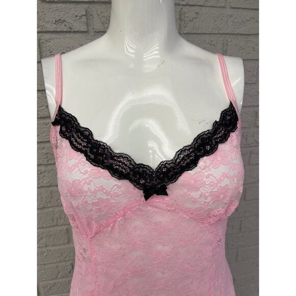 Cute Pink & Black Lace Lingerie Size L - Picture 5 of 7